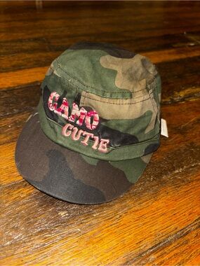 Y2K Paramount Outdoors Camo Cutie Army Cadet Style Hat Cap TODDLER Size
